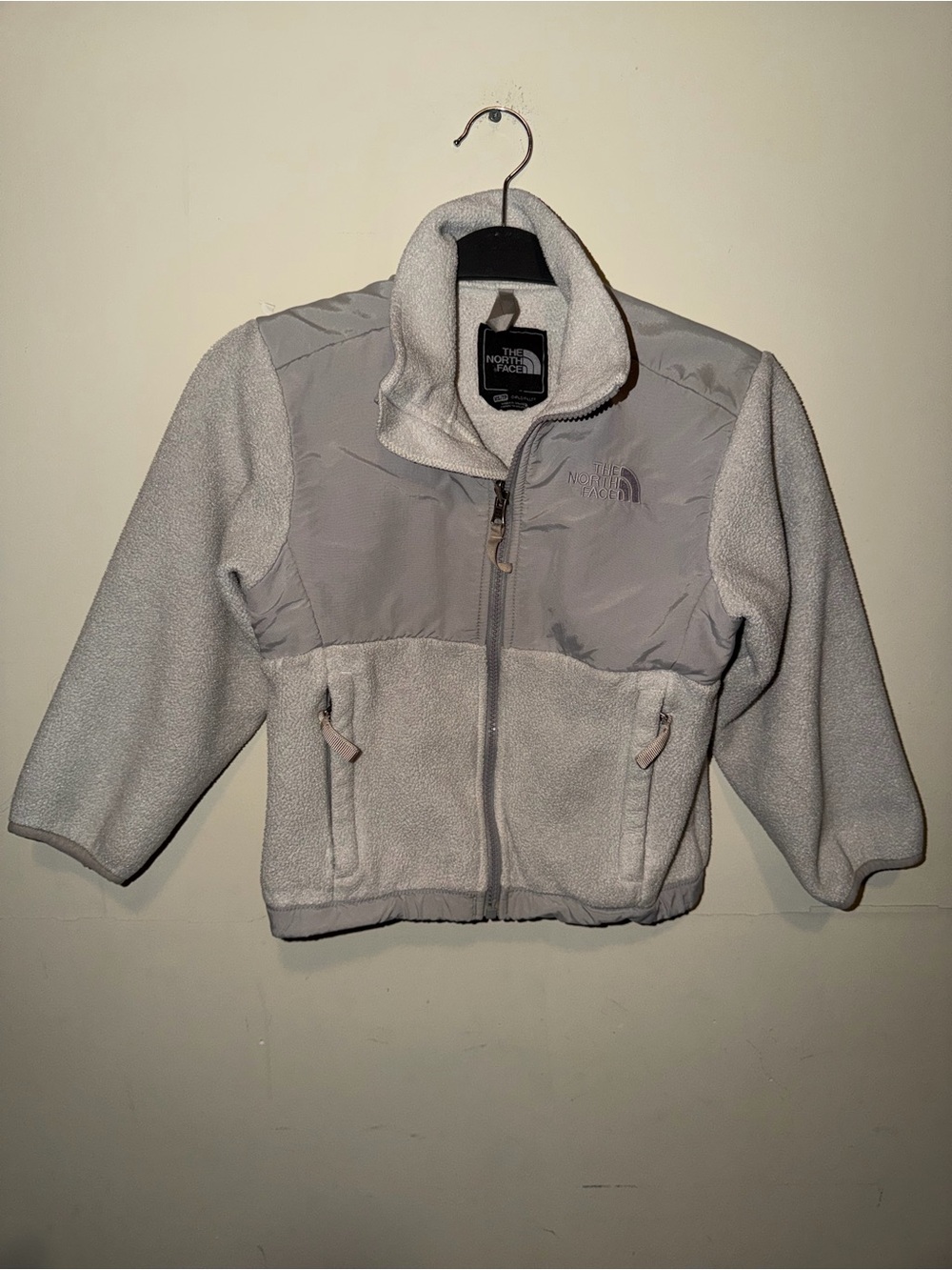 The North Face Light Gray Kids' Fleece Jacket